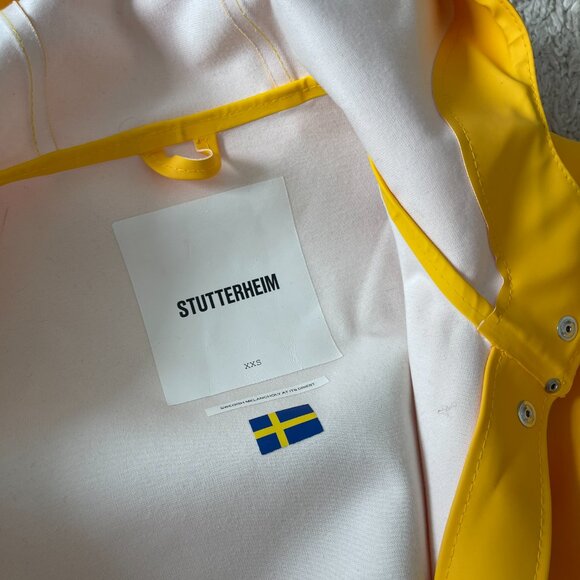Stutterheim Mosebacke Yellow Raincoat XXS - Picture 5 of 7